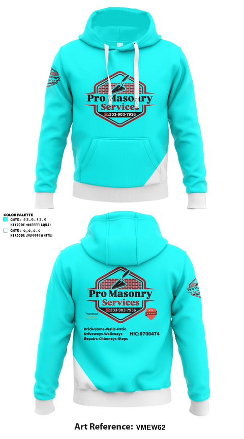 Hoodie, Pro Masonry Services LLC, , Teamtime, Team time, sublimation, custom sports apparel, team uniforms, spirit wear, spiritwear, sports uniforms, custom shirts, team store, custom team store, fundraiser sports, apparel fundraiser