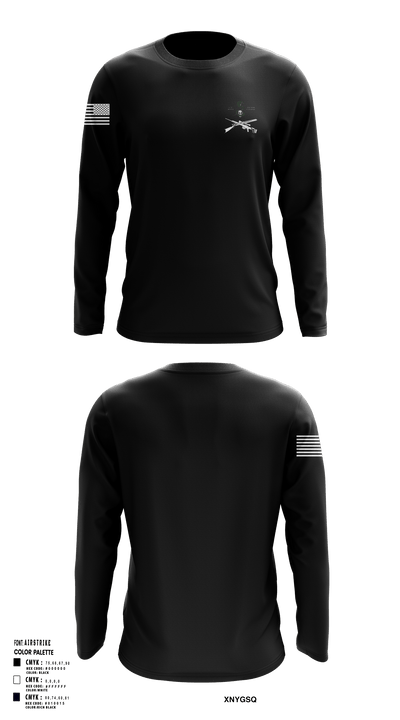 Sniper school 77093846 Long Sleeve Performance Shirt - 113