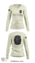 209th SOCES 34158969 Women's Long Sleeve V-neck Shirt - 135