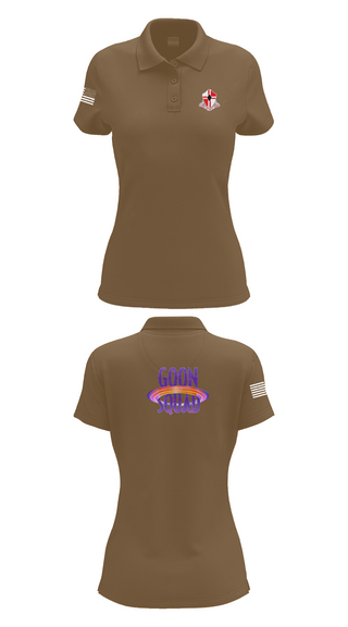 Womens Short Sleeve Performance Polo, 92nd Engineers, , Teamtime, Team time, sublimation, custom sports apparel, team uniforms, spirit wear, spiritwear, sports uniforms, custom shirts, team store, custom team store, fundraiser sports, apparel fundraiser