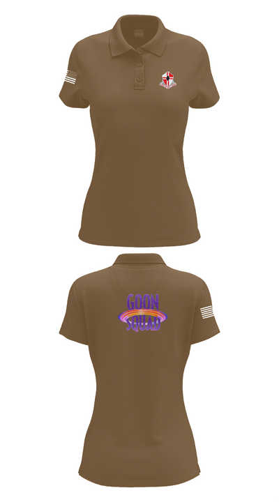 92nd Engineers 80974269 Women's Short Sleeve Performance Polo  - 15