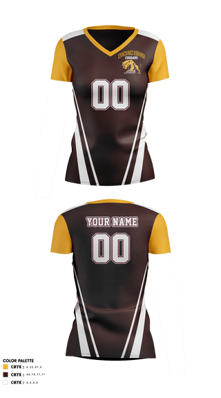Women's Short Sleeve Vneck Shirt, Kenton Ridge High School Volleyball, Women's Volleyball, Teamtime, Team time, sublimation, custom sports apparel, team uniforms, spirit wear, spiritwear, sports uniforms, custom shirts, team store, custom team store, fundraiser sports, apparel fundraiser