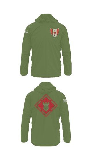 Windbreaker, 46th Engineer Battalion, Army, Teamtime, Team time, sublimation, custom sports apparel, team uniforms, spirit wear, spiritwear, sports uniforms, custom shirts, team store, custom team store, fundraiser sports, apparel fundraiser