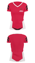 Coquille Red Devils 94588600 Women's Short Sleeve V-neck Shirt - 25