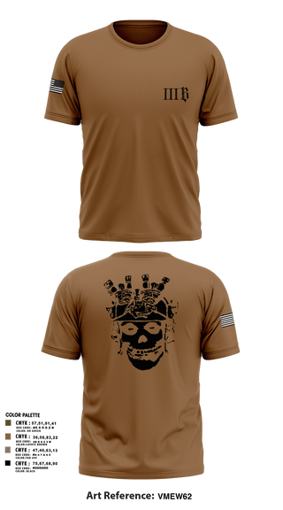 Old School Cotton Feel Shirt, 3B 1-325 AIR, 2BCT, 82ND ABN DIV, Army, Teamtime, Team time, sublimation, custom sports apparel, team uniforms, spirit wear, spiritwear, sports uniforms, custom shirts, team store, custom team store, fundraiser sports, apparel fundraiser