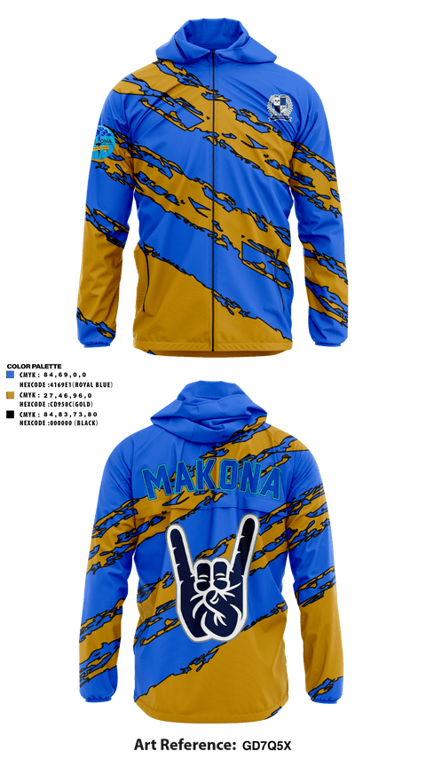 Windbreaker, MAKONA Fraternity, E-Sports, Teamtime, Team time, sublimation, custom sports apparel, team uniforms, spirit wear, spiritwear, sports uniforms, custom shirts, team store, custom team store, fundraiser sports, apparel fundraiser