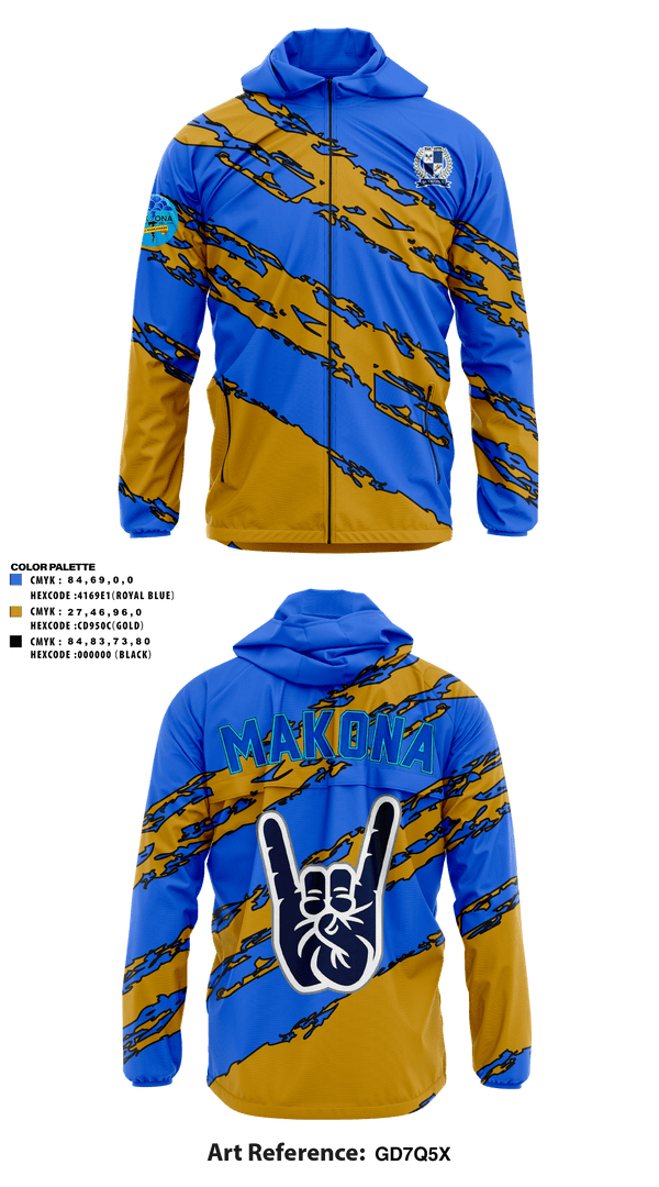 Windbreaker, MAKONA Fraternity, E-Sports, Teamtime, Team time, sublimation, custom sports apparel, team uniforms, spirit wear, spiritwear, sports uniforms, custom shirts, team store, custom team store, fundraiser sports, apparel fundraiser