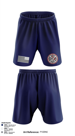 Athletic Shorts With Pockets, GFR Station 3, Fire Department, Teamtime, Team time, sublimation, custom sports apparel, team uniforms, spirit wear, spiritwear, sports uniforms, custom shirts, team store, custom team store, fundraiser sports, apparel fundraiser