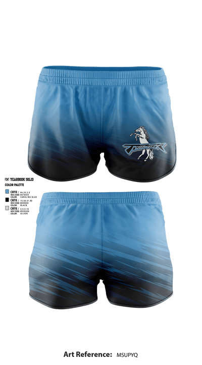 Lake Region High School Cross Country 61427028 Women's Shorts - 1