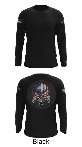 Long Sleeve Performance Shirt, BATTLEFIELD TO BACKCOUNTRY, , Teamtime, Team time, sublimation, custom sports apparel, team uniforms, spirit wear, spiritwear, sports uniforms, custom shirts, team store, custom team store, fundraiser sports, apparel fundraiser