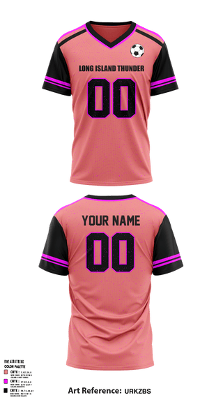 Womens Soccer Jersey, Long Island Thunder, Women's Soccer, Teamtime, Team time, sublimation, custom sports apparel, team uniforms, spirit wear, spiritwear, sports uniforms, custom shirts, team store, custom team store, fundraiser sports, apparel fundraiser