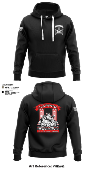 Hoodie, 95TH CEC-I, Army, Teamtime, Team time, sublimation, custom sports apparel, team uniforms, spirit wear, spiritwear, sports uniforms, custom shirts, team store, custom team store, fundraiser sports, apparel fundraiser
