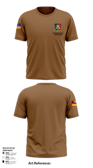 Short Sleeve Performance Shirt, U.S. Army Health Clinic - Baumholder, Army, Teamtime, Team time, sublimation, custom sports apparel, team uniforms, spirit wear, spiritwear, sports uniforms, custom shirts, team store, custom team store, fundraiser sports, apparel fundraiser