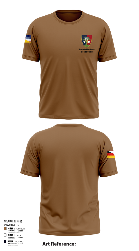 Short Sleeve Performance Shirt, U.S. Army Health Clinic - Baumholder, Army, Teamtime, Team time, sublimation, custom sports apparel, team uniforms, spirit wear, spiritwear, sports uniforms, custom shirts, team store, custom team store, fundraiser sports, apparel fundraiser