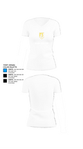 Miami shooting 59551904 Women's Short Sleeve V-neck Shirt - 18