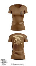 377th SMC 21529568 Women's Short Sleeve V-neck Shirt - 109