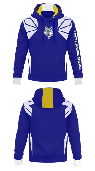 Hoodie, Wapato High School Baseball, Baseball, Teamtime, Team time, sublimation, custom sports apparel, team uniforms, spirit wear, spiritwear, sports uniforms, custom shirts, team store, custom team store, fundraiser sports, apparel fundraiser