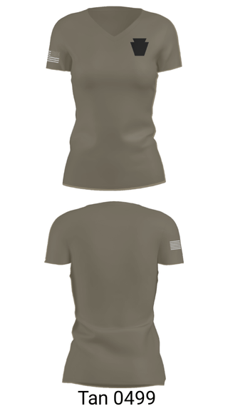 Womens Short Sleeve Vneck Shirt, Blackout, National Guard, Teamtime, Team time, sublimation, custom sports apparel, team uniforms, spirit wear, spiritwear, sports uniforms, custom shirts, team store, custom team store, fundraiser sports, apparel fundraiser