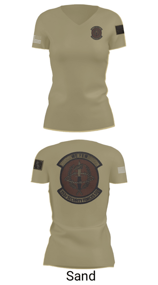 Women's Short Sleeve Vneck Shirt, 153 SFS, Air Force, Teamtime, Team time, sublimation, custom sports apparel, team uniforms, spirit wear, spiritwear, sports uniforms, custom shirts, team store, custom team store, fundraiser sports, apparel fundraiser