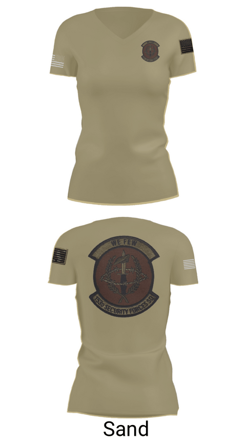 Women's Short Sleeve Vneck Shirt, 153 SFS, Air Force, Teamtime, Team time, sublimation, custom sports apparel, team uniforms, spirit wear, spiritwear, sports uniforms, custom shirts, team store, custom team store, fundraiser sports, apparel fundraiser
