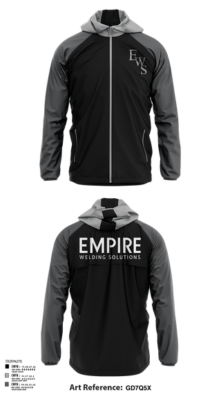 Windbreaker, Empire Welding Solutions, , Teamtime, Team time, sublimation, custom sports apparel, team uniforms, spirit wear, spiritwear, sports uniforms, custom shirts, team store, custom team store, fundraiser sports, apparel fundraiser