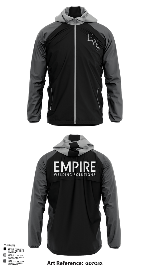 Windbreaker, Empire Welding Solutions, , Teamtime, Team time, sublimation, custom sports apparel, team uniforms, spirit wear, spiritwear, sports uniforms, custom shirts, team store, custom team store, fundraiser sports, apparel fundraiser