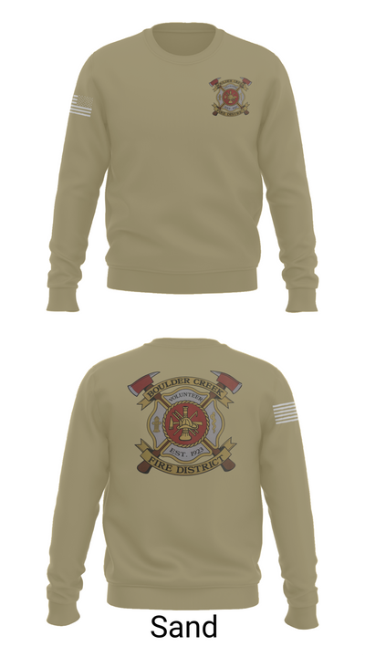Boulder creek fire 92680239 Crew Neck Sweatshirt - 85