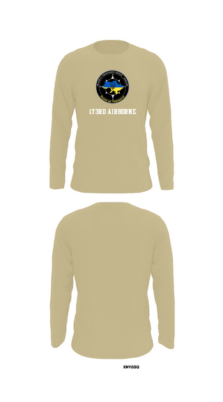 Long Sleeve Performance Shirt, 173rd Airborne, Army, Teamtime, Team time, sublimation, custom sports apparel, team uniforms, spirit wear, spiritwear, sports uniforms, custom shirts, team store, custom team store, fundraiser sports, apparel fundraiser