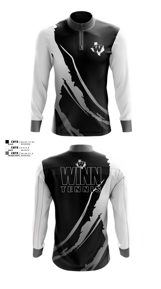Quarter Zip Jacket, Mavericks, Tennis, Teamtime, Team time, sublimation, custom sports apparel, team uniforms, spirit wear, spiritwear, sports uniforms, custom shirts, team store, custom team store, fundraiser sports, apparel fundraiser