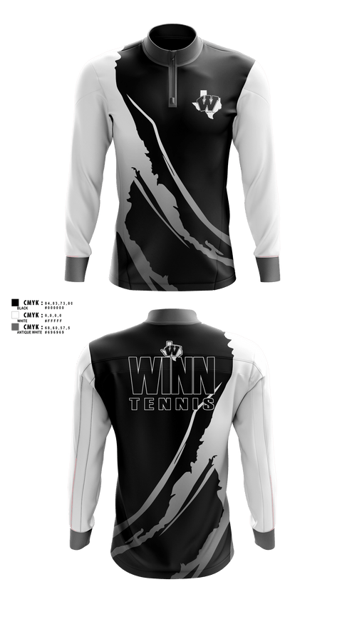 Quarter Zip Jacket, Mavericks, Tennis, Teamtime, Team time, sublimation, custom sports apparel, team uniforms, spirit wear, spiritwear, sports uniforms, custom shirts, team store, custom team store, fundraiser sports, apparel fundraiser