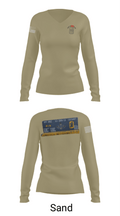 323 chem maint 12311738 Women's Long Sleeve V-neck Shirt - 97