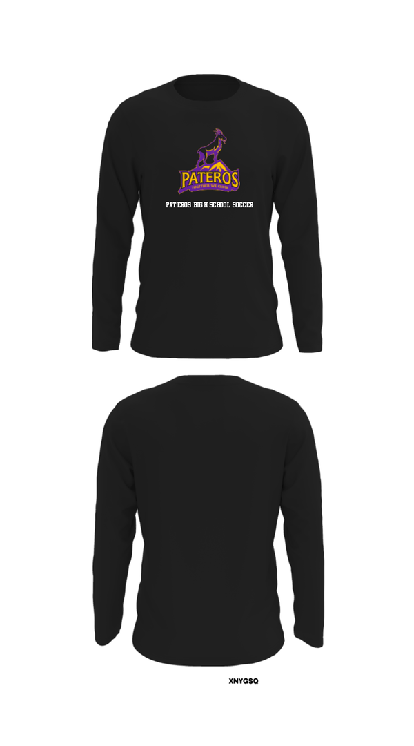 Long Sleeve Performance Shirt, Pateros High School Soccer, Women's Soccer, Teamtime, Team time, sublimation, custom sports apparel, team uniforms, spirit wear, spiritwear, sports uniforms, custom shirts, team store, custom team store, fundraiser sports, apparel fundraiser