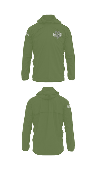 Windbreaker, Fresno Police Department K9 Unit, Police, Teamtime, Team time, sublimation, custom sports apparel, team uniforms, spirit wear, spiritwear, sports uniforms, custom shirts, team store, custom team store, fundraiser sports, apparel fundraiser