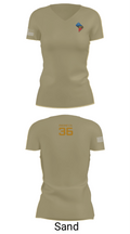 Rescue Engine 56DCFD RTC407 9148046 Women's Short Sleeve V-neck Shirt - 88