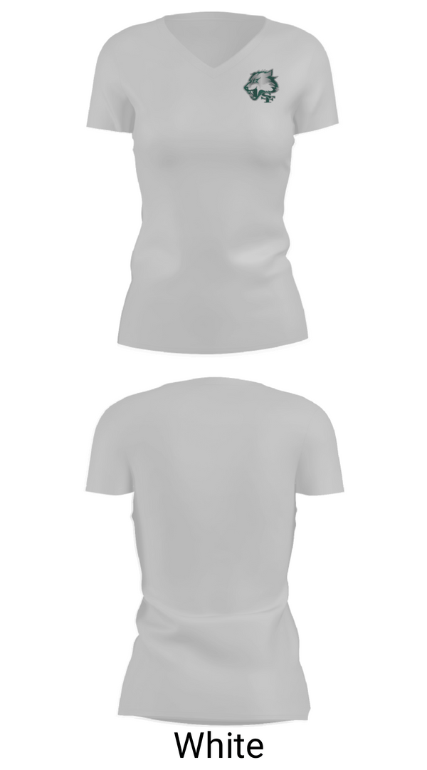 Womens Short Sleeve Vneck Shirt, Edmond Santa Fe High School Football, Football, Teamtime, Team time, sublimation, custom sports apparel, team uniforms, spirit wear, spiritwear, sports uniforms, custom shirts, team store, custom team store, fundraiser sports, apparel fundraiser