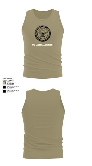 Tank Top, 445 Chemical Company, National Guard, Teamtime, Team time, sublimation, custom sports apparel, team uniforms, spirit wear, spiritwear, sports uniforms, custom shirts, team store, custom team store, fundraiser sports, apparel fundraiser