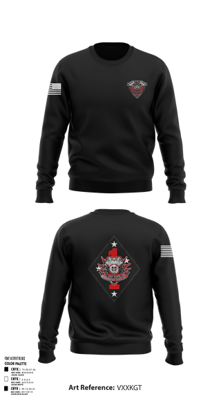 Crew Neck Sweatshirt, 3rd AABN MTU, Marines, Teamtime, Team time, sublimation, custom sports apparel, team uniforms, spirit wear, spiritwear, sports uniforms, custom shirts, team store, custom team store, fundraiser sports, apparel fundraiser