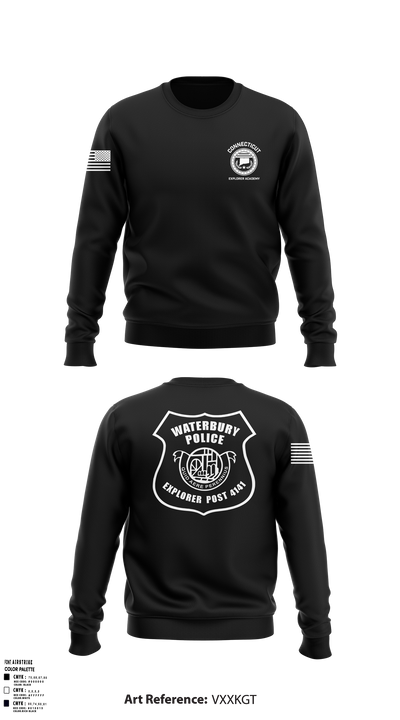 Waterbury Police Explorers 95756336 Crew Neck Sweatshirt - 30