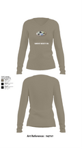Sandwip society USA 25979511 Women's Long Sleeve V-neck Shirt - 28