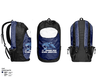 Gear Bag, CT Johnson High School Wrestling, Wrestling, Teamtime, Team time, sublimation, custom sports apparel, team uniforms, spirit wear, spiritwear, sports uniforms, custom shirts, team store, custom team store, fundraiser sports, apparel fundraiser