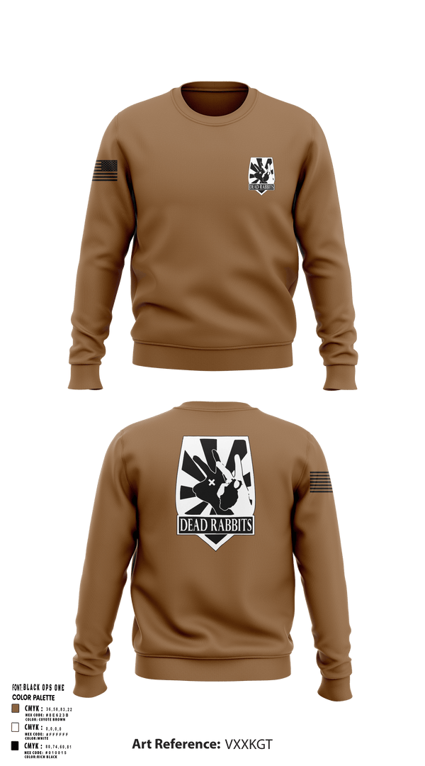 Crew Neck Sweatshirt, Dead Rabbits, , Teamtime, Team time, sublimation, custom sports apparel, team uniforms, spirit wear, spiritwear, sports uniforms, custom shirts, team store, custom team store, fundraiser sports, apparel fundraiser