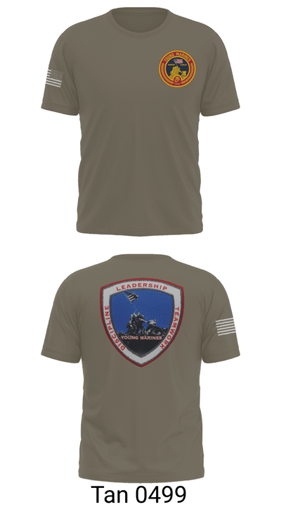Lancaster County Young Marines 89976049 Short Sleeve Performance Shirt - 76