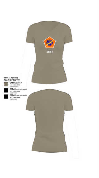 Women's Short Sleeve Vneck Shirt, 98th Expeditionary Signal Battalion, Army, Teamtime, Team time, sublimation, custom sports apparel, team uniforms, spirit wear, spiritwear, sports uniforms, custom shirts, team store, custom team store, fundraiser sports, apparel fundraiser