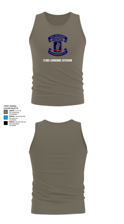 173rd Airborne Division 25109873 Tank Top - 79