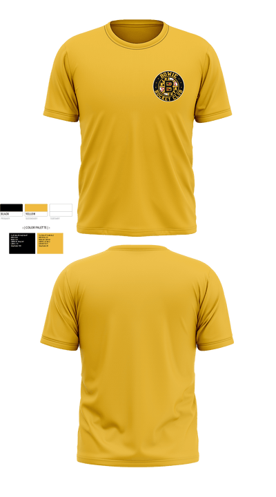 Bowie Hockey Club 60546715 Short Sleeve Performance Shirt - 3
