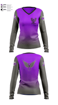 Team DeHoyos 88317520 Women's Long Sleeve V-neck Shirt - 1