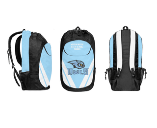 Gear Bag, Westminster High School Tennis, Tennis, Teamtime, Team time, sublimation, custom sports apparel, team uniforms, spirit wear, spiritwear, sports uniforms, custom shirts, team store, custom team store, fundraiser sports, apparel fundraiser