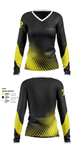 Los Angeles Pirates 34653306 Women's Long Sleeve V-neck Shirt - 3