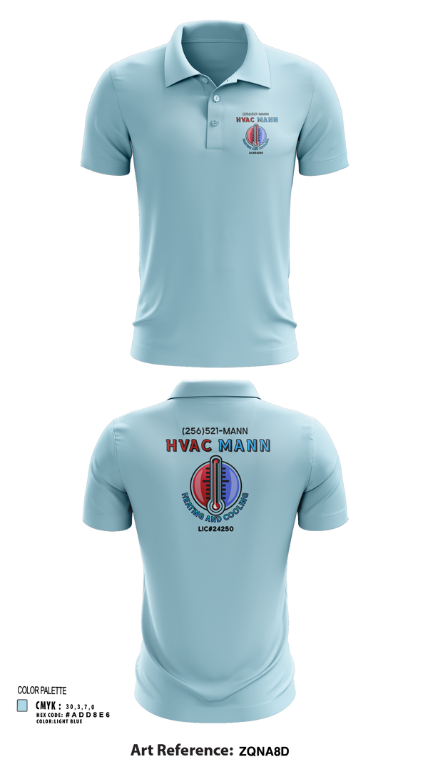 Short Sleeve Performance Polo, Hvacmannllc, , Teamtime, Team time, sublimation, custom sports apparel, team uniforms, spirit wear, spiritwear, sports uniforms, custom shirts, team store, custom team store, fundraiser sports, apparel fundraiser