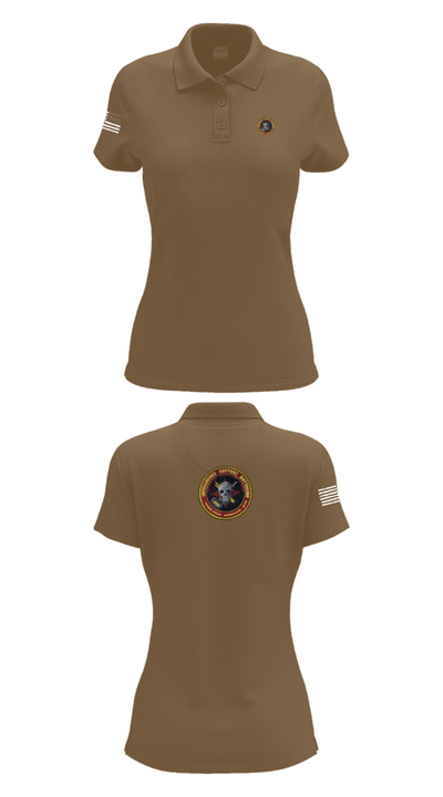 Battle Space Surveillance Company 88540160 Women's Short Sleeve Performance Polo  - 15